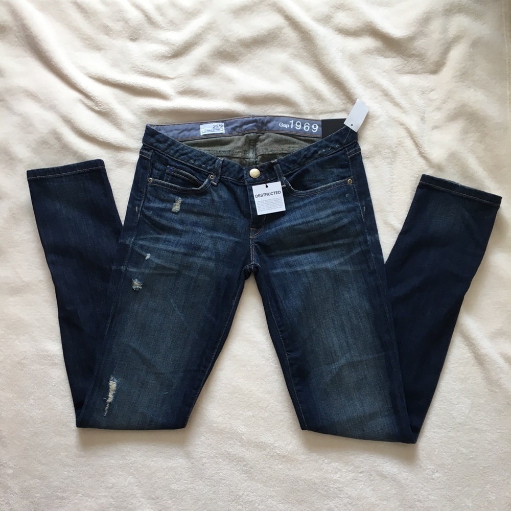 NWT GAP 1969 Always Skinny Jeans Sz 26